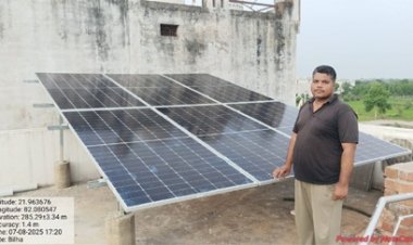 प्रधानमंत्री सूर्यघर मुफ्त बिजली योजना : बिल्हा के शेख जमशेर के हर महीने बच रहे 3 हजार रूपए