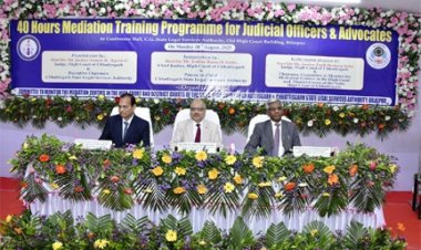 मुख्य न्यायाधिपति न्यायमूर्ति रमेश सिन्हा ने किया 40 घंटे के मध्यस्थता प्रशिक्षण कार्यक्रम का उद्घाटन