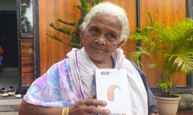 श्रवणदोष से पीड़ित चाका बाई को मिला श्रवण यंत्र