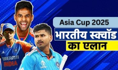 एशिया कप के लिए भारतीय टीम का एलान