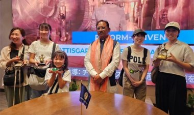 मुख्यमंत्री विष्णु देव साय पहुँचे छत्तीसगढ़ पैवेलियन : वर्ल्ड एक्सपो 2025 में दिखी प्रदेश की संस्कृति और समृद्धि की अद्भुत झलक