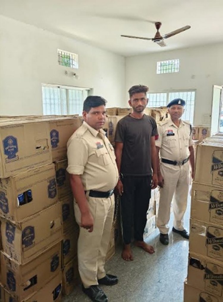 51 लाख की अवैध शराब की तस्करी करते तस्कर गिरफ्तार