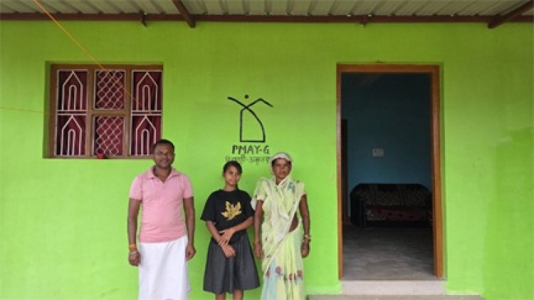 साल्ही ग्राम पंचायत में तैयार हुआ मॉडल पीएम आवास, अन्य ग्रामीणों को भी मिला प्रोत्साहन