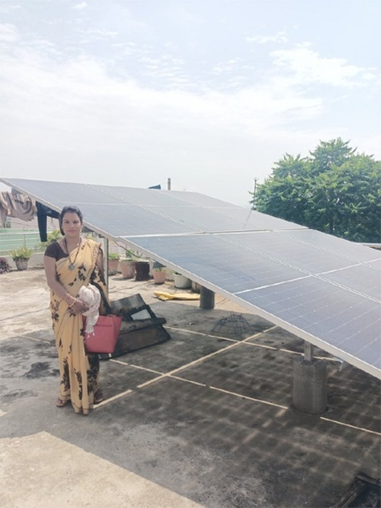 पीएम सूर्य घर से रोशन हो रहा अकत राम ध्रुव का घर