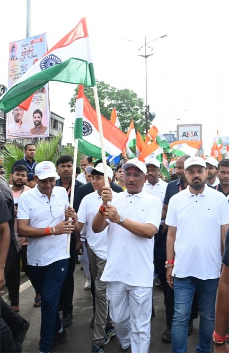 हमारा तिरंगा पूर्वजों के वर्षों के संघर्षों और बलिदान का जीवंत प्रतीक : मुख्यमंत्री साय