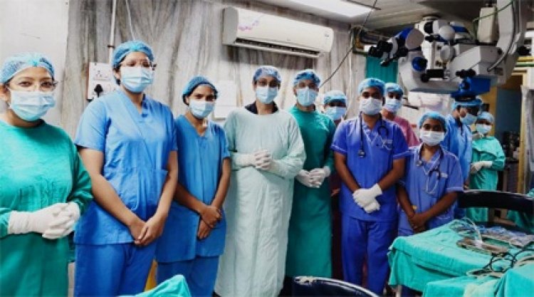 जन्म से दृष्टिहीन 6 वर्ष की बालिका अब देखेगी किसी और की आँखों से दुनिया