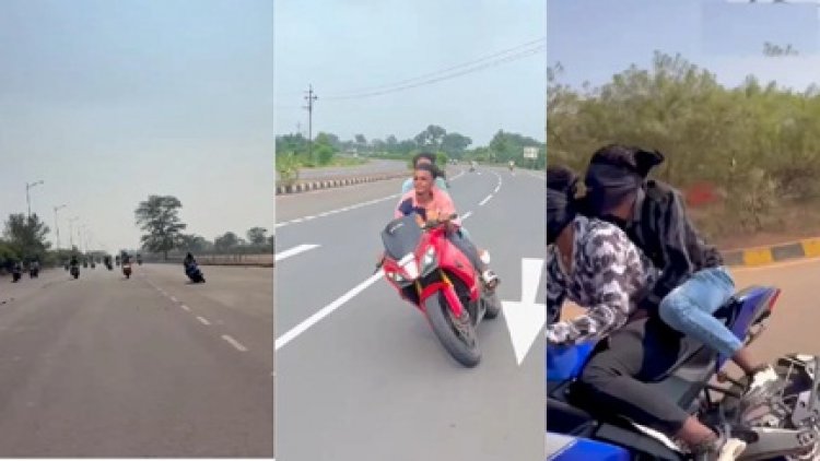 नवा रायपुर में बाइक स्टंट करने वाले राइडरों के खिलाफ कार्रवाई