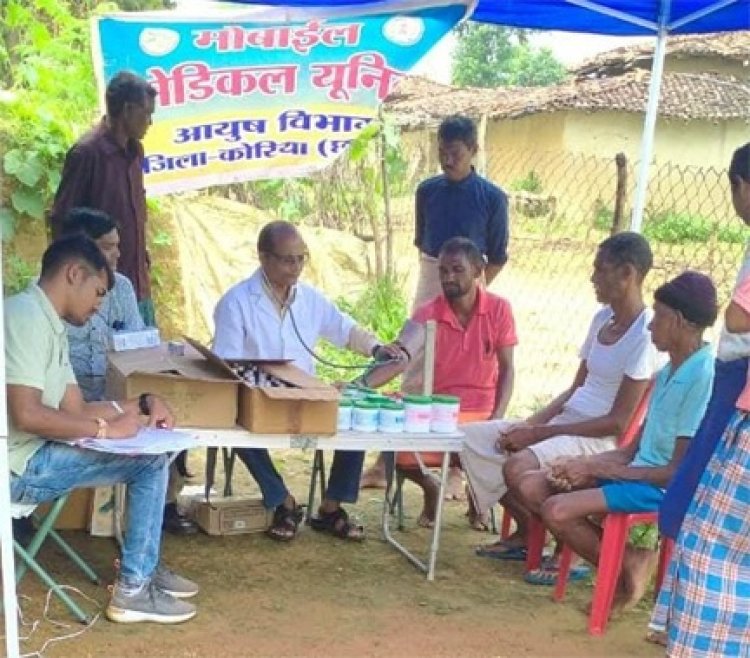 आयुष मोबाइल मेडिकल यूनिट से अब तक 1382 लाभान्वित