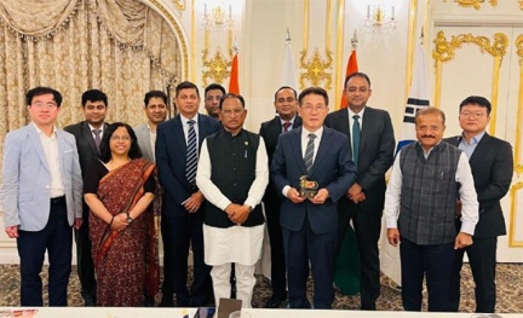 सियोल में मुख्यमंत्री विष्णु देव साय और ATCA प्रतिनिधिमंडल की महत्वपूर्ण भेंट, छत्तीसगढ़ में निवेश की संभावनाओं पर हुई चर्चा