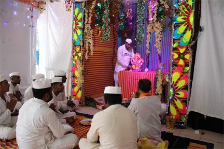 केन्द्रीय जेल रायपुर में आध्यात्मिक वातावरण में मनाया गया गणेश उत्सव