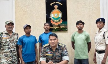 CG में विस्फोटक सामग्री के साथ तीन माओवादी गिरफ्तार