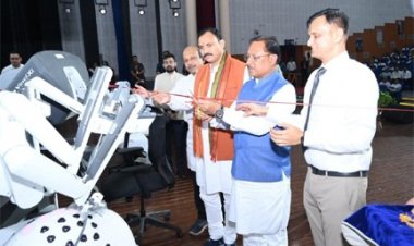 रोबोटिक सर्जरी छत्तीसगढ़ में चिकित्सा सुविधाओं के विकास में एक नया आयाम : मुख्यमंत्री विष्णु देव साय