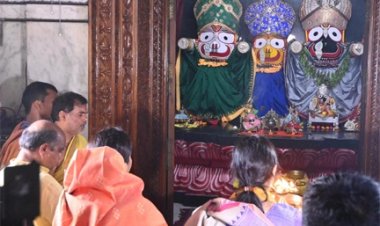 केंद्रीय मंत्री अन्नपूर्णा देवी ने रायपुर में भगवान जगन्नाथ का किया दर्शन