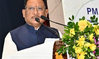 मुख्यमंत्री विष्णु देव साय नगरीय प्रशासन विभाग के स्वच्छता, आवास और लोक कल्याण उत्सव में हुए शामिल