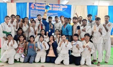 राज्य स्तरीय कूड़ो प्रतियोगिता में खिलाड़ियों को मिला स्वर्ण पदक