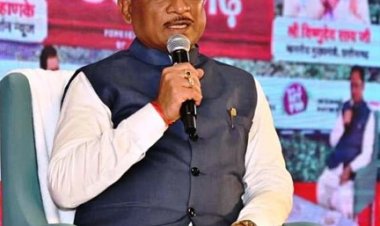 प्रदेश में नक्सलवाद समाप्त कर गढ़ेगें विकास की राह: मुख्यमंत्री विष्णुदेव साय