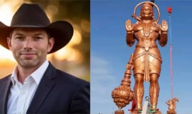 डंकन ने हनुमान प्रतिमा को झूठा हिंदू भगवान बताया