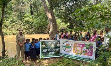 सेवा पर्व: सोनाखान परिक्षेत्र में ‘जल-जंगल यात्रा‘ का आयोजन