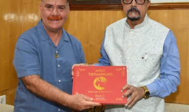 राज्यपाल डेका से हार्टफुलनेस संस्थान के डायरेक्टर चॉवला ने की सौजन्य भेंट