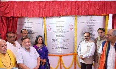 उपमुख्यमंत्री अरुण साव ने किया फ्लाइओवर का शिलान्यास