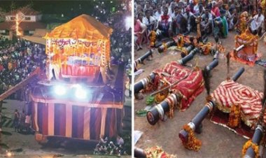 दंतेश्वरी देवी नगर रक्षा घाट भैरव को सौंपकर रवाना हुईं