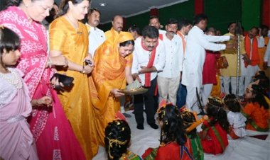 कवर्धा में नवरात्रि पर कन्या पूजन कार्यक्रम : उपमुख्यमंत्री विजय शर्मा ने बेटियों के सम्मान और सशक्तिकरण का दिया संदेश