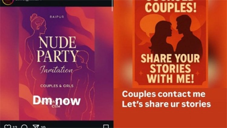 राजधानी में न्यूड पार्टी का पोस्ट वायरल , जांच में जुटी पुलिस