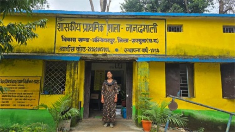 नानदमाली शाला में शिक्षक पदस्थापना से बच्चों की शिक्षा गुणवत्ता में आई सुधार