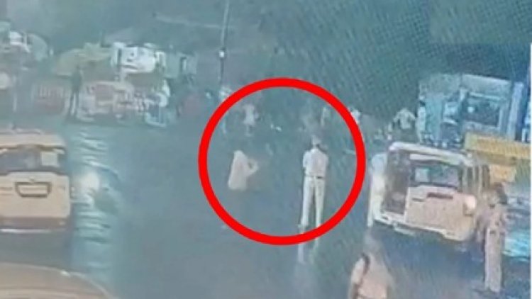 पुलिसकर्मी पर डंडे से हमला