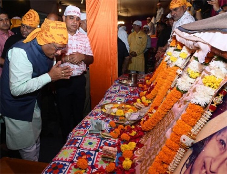 मुख्यमंत्री साय संत बाबा हरदास राम साहिब जी की बरसी महोत्सव में हुए शामिल