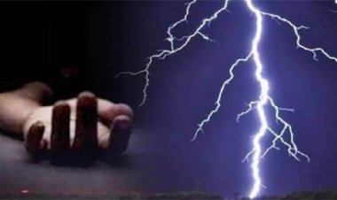 दो युवकों की आकाशीय बिजली की चपेट में आने से मौत