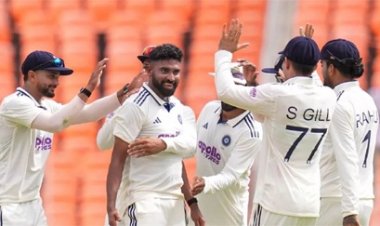 नरेंद्र मोदी स्टेडियम में चला मोहम्मद सिराज का जादू