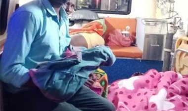 एम्बुलेंस बनी जन्मस्थली : 108 संजीवनी एक्सप्रेस में गूंजी किलकारी, मां-बेटी दोनों स्वस्थ
