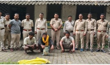वन विभाग की तत्परता से पकड़े गए तीन आरोपी