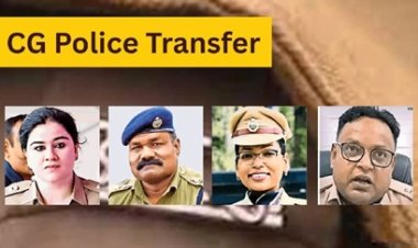 छत्तीसगढ़ में 7 आईपीएस अधिकारियों का तबादला