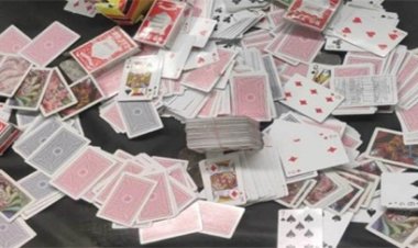 मैरिज हाल में चल रहे जुए के फड़ में 14 गिरफ्तार