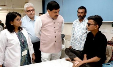 मुख्यमंत्री डॉ. यादव ने हमीदिया हॉस्पिटल में बच्चों और नागरिकों के स्वास्थ्य का हाल-चाल जाना