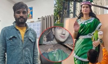 प्रतीमा खंडित करने वाला आरोपी गिरफ्तार