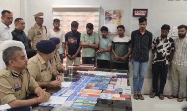 8 साइबर ठग गिरफ्तार, 50 करोड़ के ऑनलाइन फ्रॉड का खुलासा