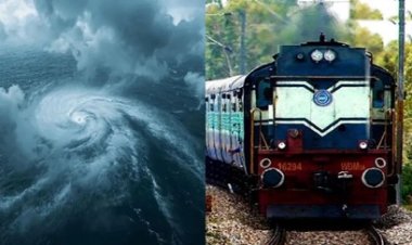 मोंथा चक्रवात के प्रभाव के कारण 7 ट्रनों का रूट बदला गया