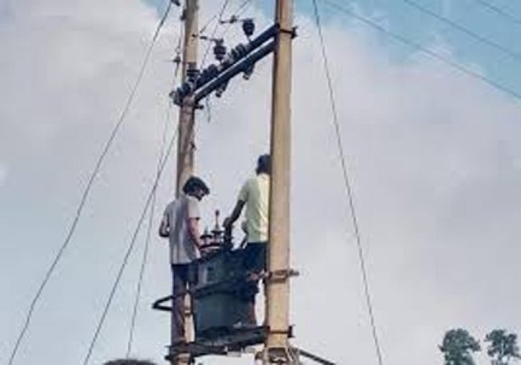 सीएम कैंप कार्यालय की त्वरित पहल से ग्राम अंकिरा और भगोरा के ट्रांसफार्मर बदला गया