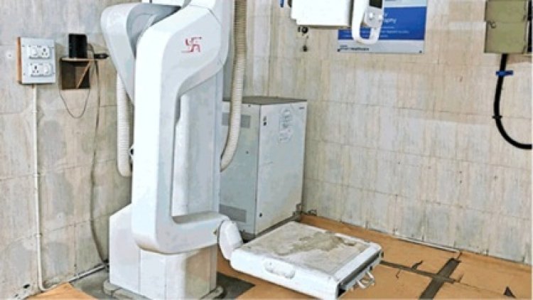 रायपुर के आंबेडकर अस्पताल में 6 में से 5 एक्स-रे मशीनें बंद