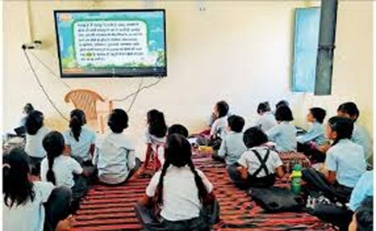 जिला प्रशासन बिलासपुर की अभिनव पहल – अब स्मार्ट टीवी से पढ़ेंगे जिले के बच्चे