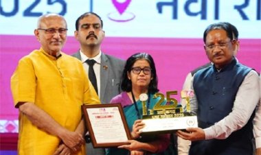 25 वर्षों की विकास यात्रा थीम पर बनी कृषि विभाग के प्रदर्शनी को मिला द्वितीय पुरस्कार