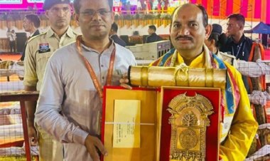 अहिंसा और गौरक्षा के क्षेत्र में अनुकरणीय कार्य के लिए भारतीय कुष्ठ निवारक संघ कात्रेनगर सोठी को राज्य स्तरीय 'यति यतनलाल सम्मान'