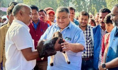 उदयपुर पशु मेला में पर्यटन एवं संस्कृति मंत्री राजेश अग्रवाल हुए सम्मिलित