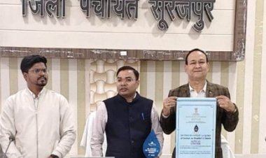 जल शक्ति जन भागीदारी अभियान में सूरजपुर का शानदार प्रदर्शन