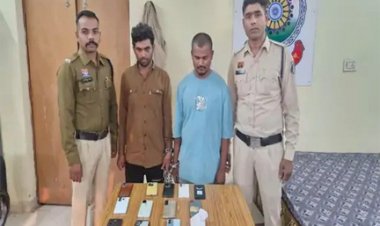 राहगीरों से मोबाइल झपटने वाले 2 आरोपी गिरफ्तार