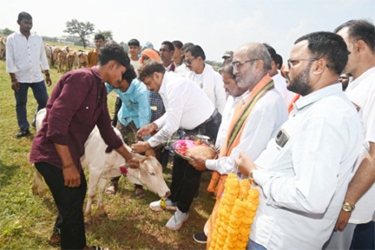 भागूटोला में घुमंतू पशुओं की सेवा, सुरक्षा और संरक्षण की मिसाल