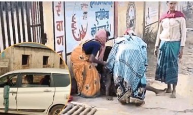 स्वास्थ्य सेवा की खुली पोल, महिला ने कार में दिया बच्चे को जन्म